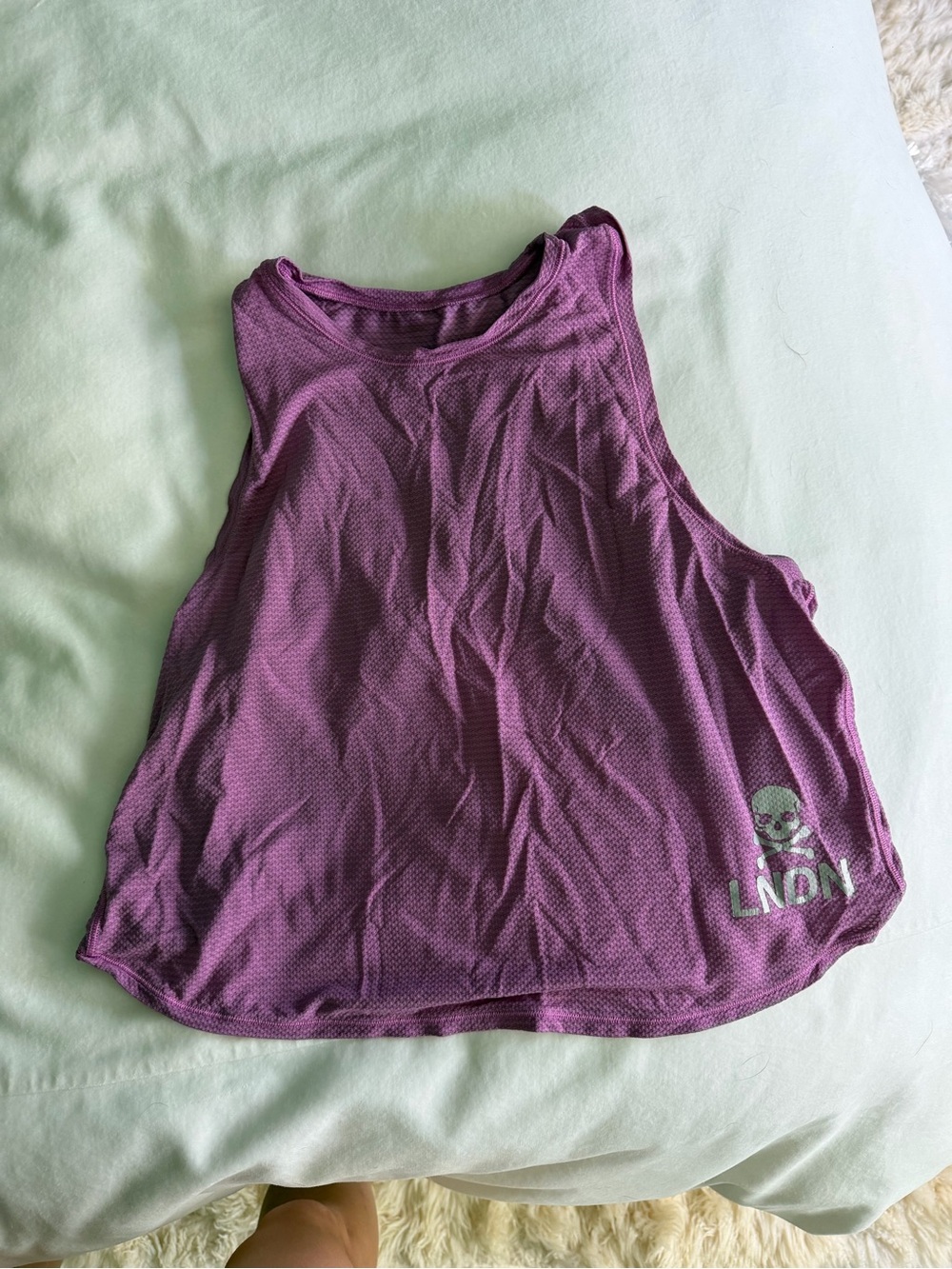 lululemon athletica Purple Mesh Tank Top